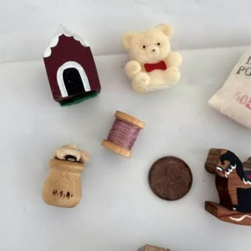 Vintage Miniature Figurine and Trinket Collection 9 Piece Lot - Picture 2 of 6